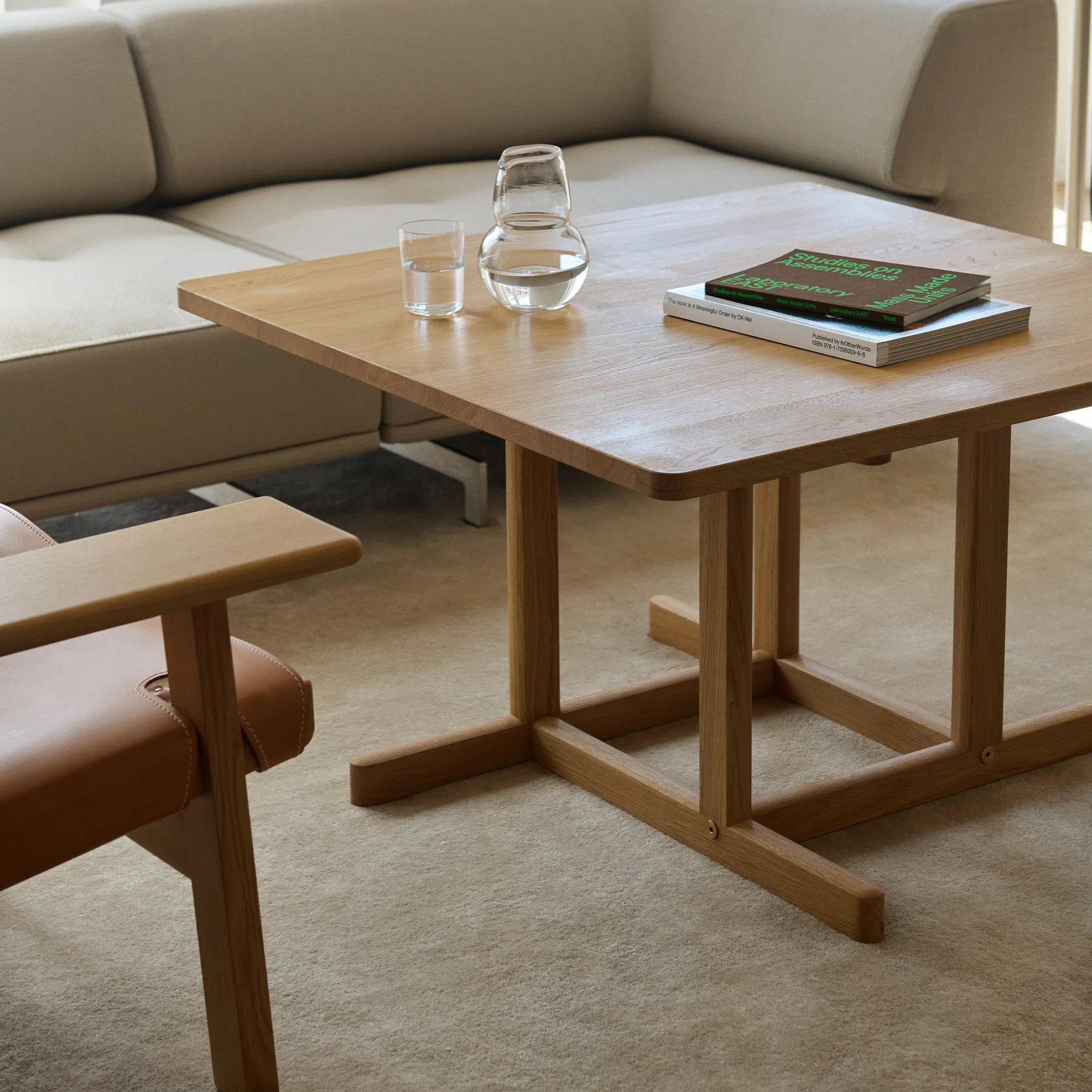 BM80 Mogensen Coffee Table 90 x 90 cm - 4