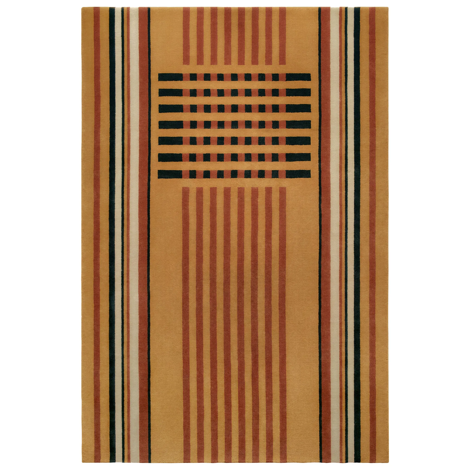 Normandie Ochre Wool Rug - 1