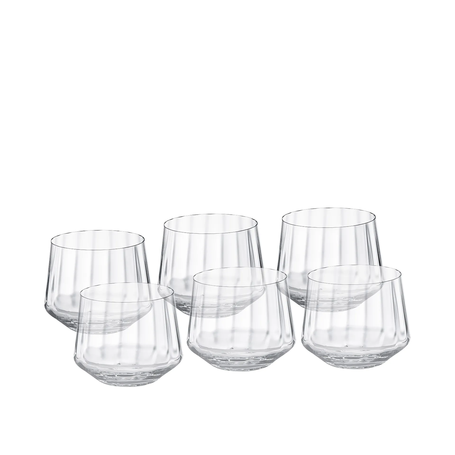 Bernadotte Low Tumbler - Set of 6 - Georg Jensen - Sigvard Bernadotte - NO GA