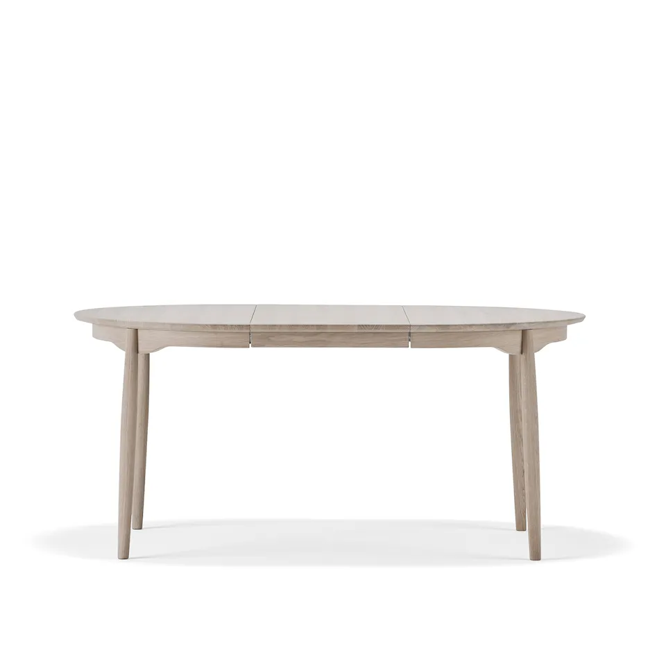 Carl eettafel Ø115 cm met verlengblad