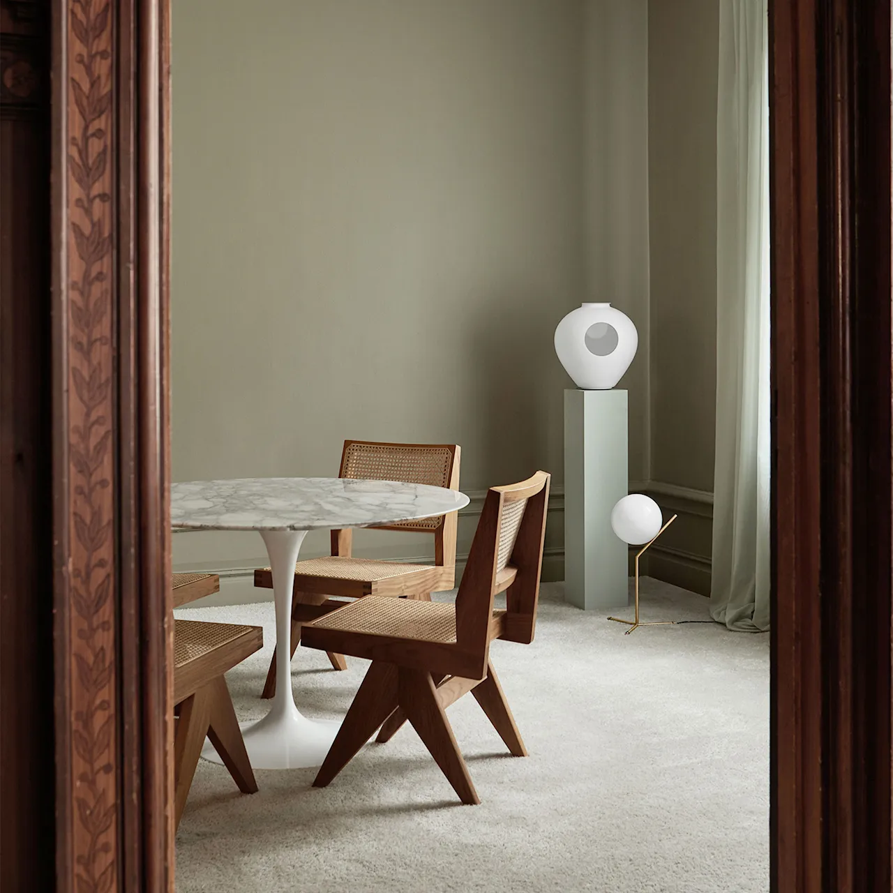 Saarinen Round Table White - Spisebord