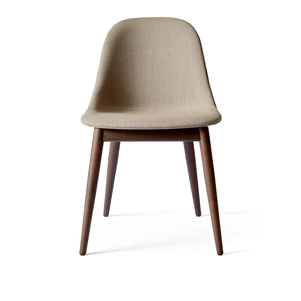 Harbour Dining Side Chair Upholstered - Dark Stained Oak