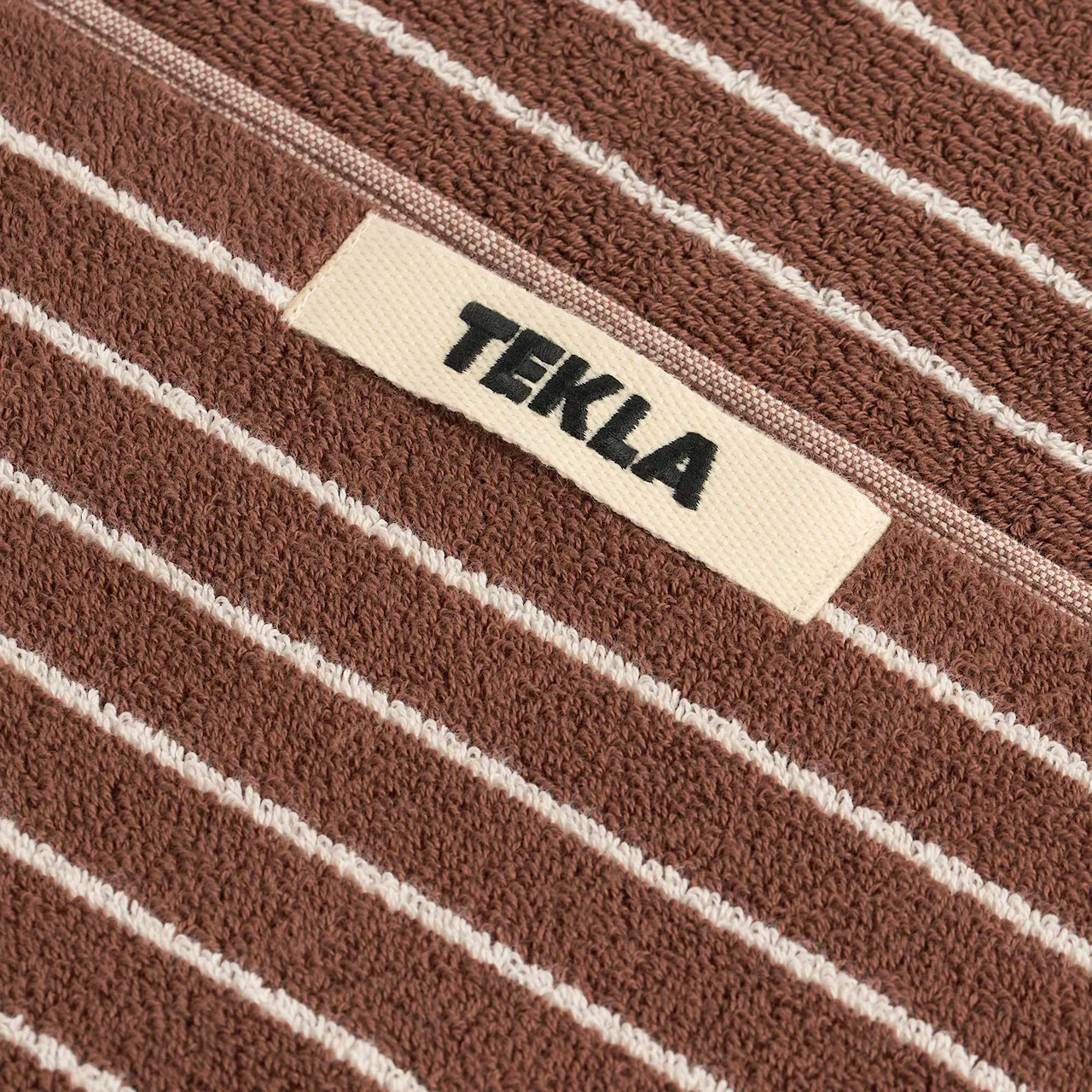 Terry Rust Stripes towel