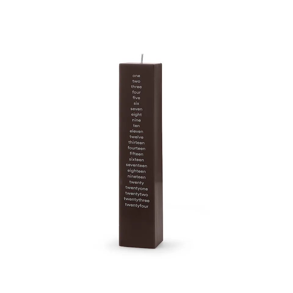 Calendar Candle Square Brown