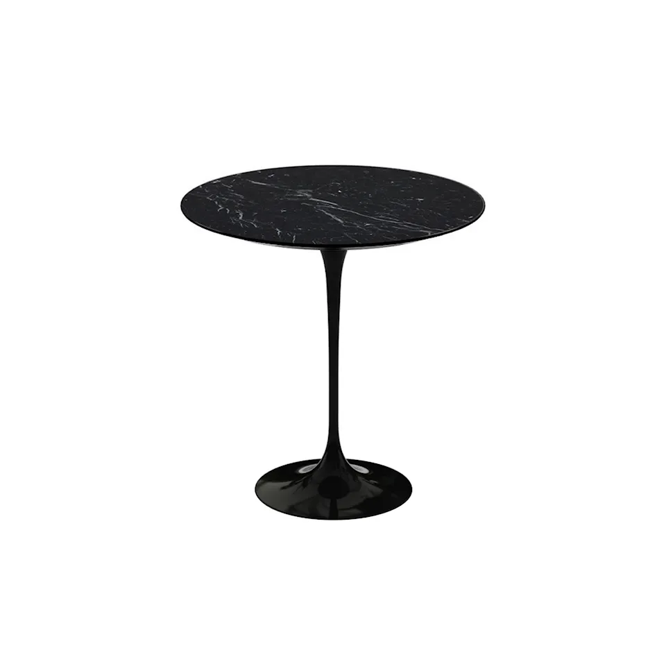 Saarinen Round sidebord Ø 51 cm Black