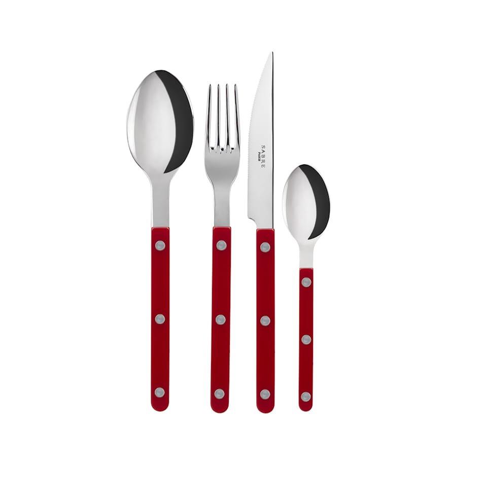 Bistrot Shiny Solid / 4 Pieces Cutlery Set