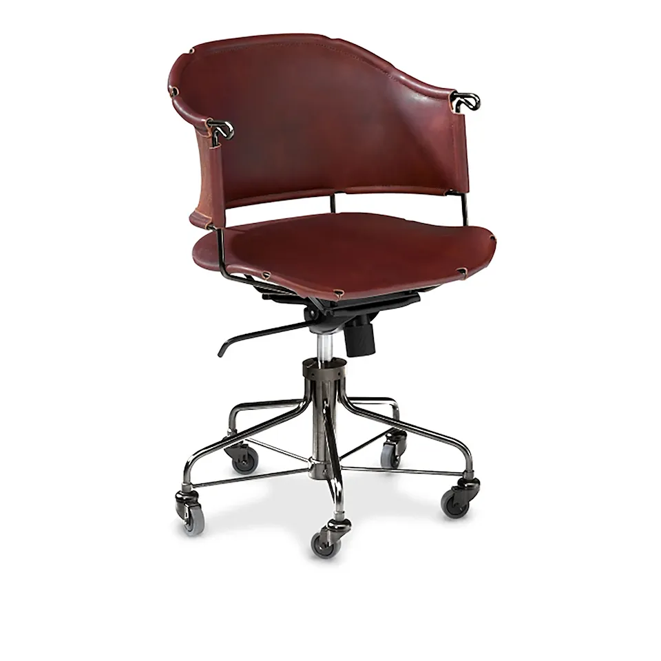 Sheriff Office Chair Chrome