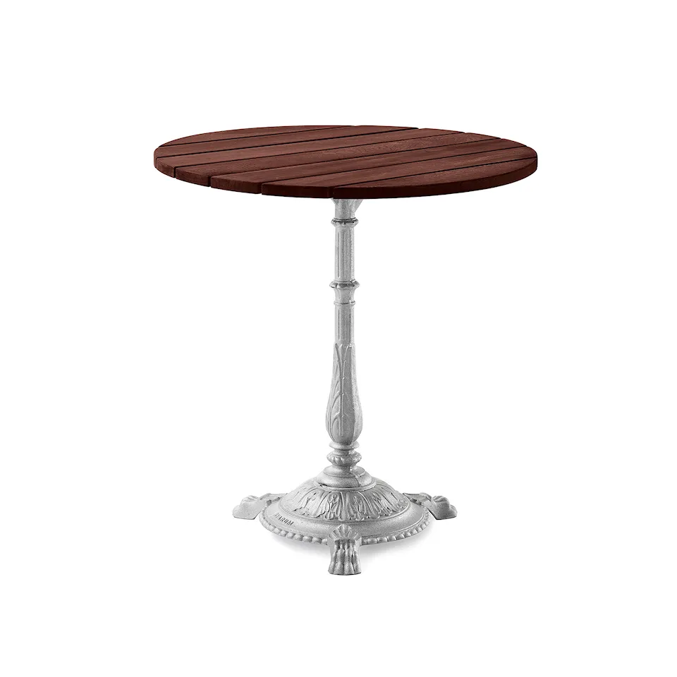 Table Classic Ø 70 Brown Lacquered Pine Wood/Nature