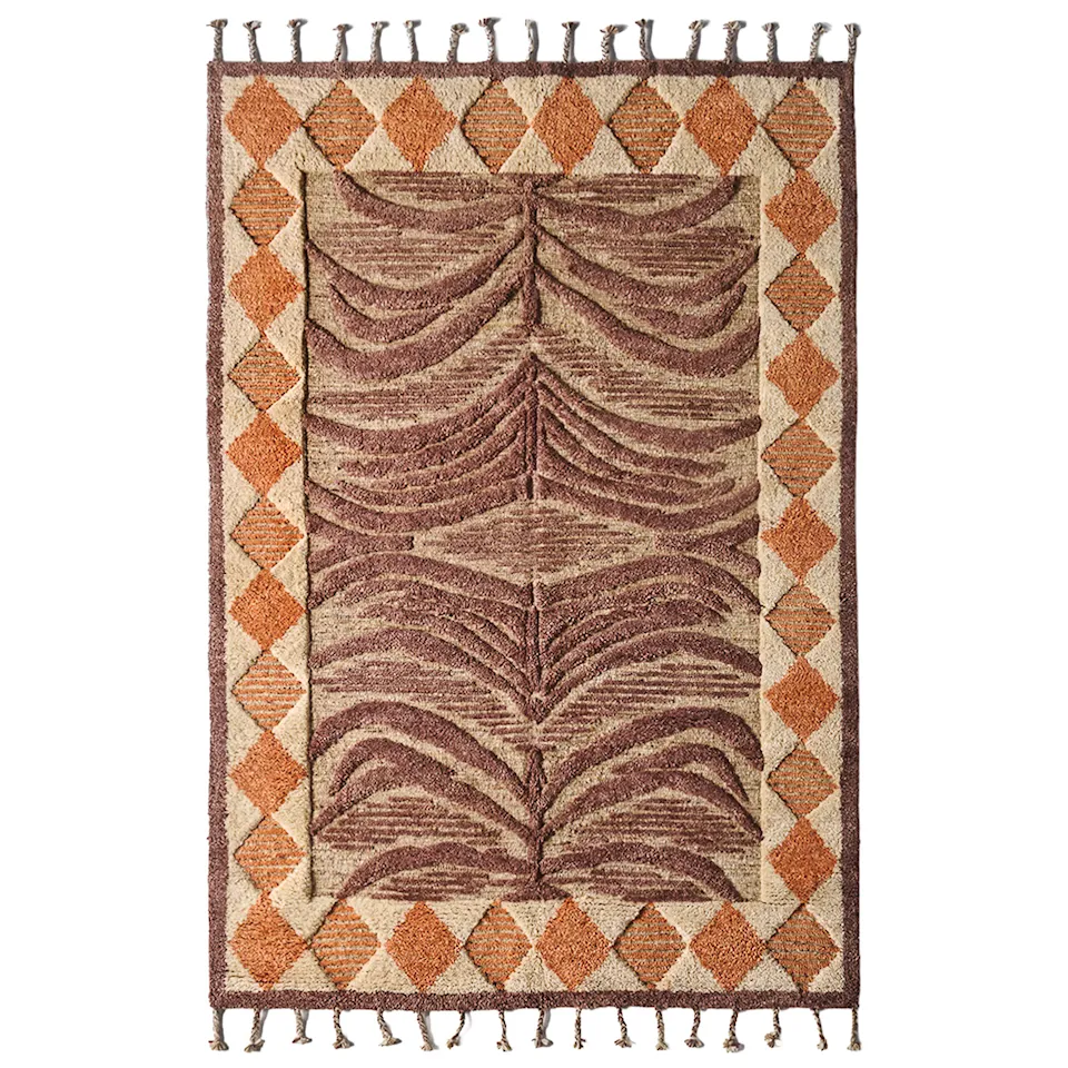Sample Wildcat Rug Burnt Brown