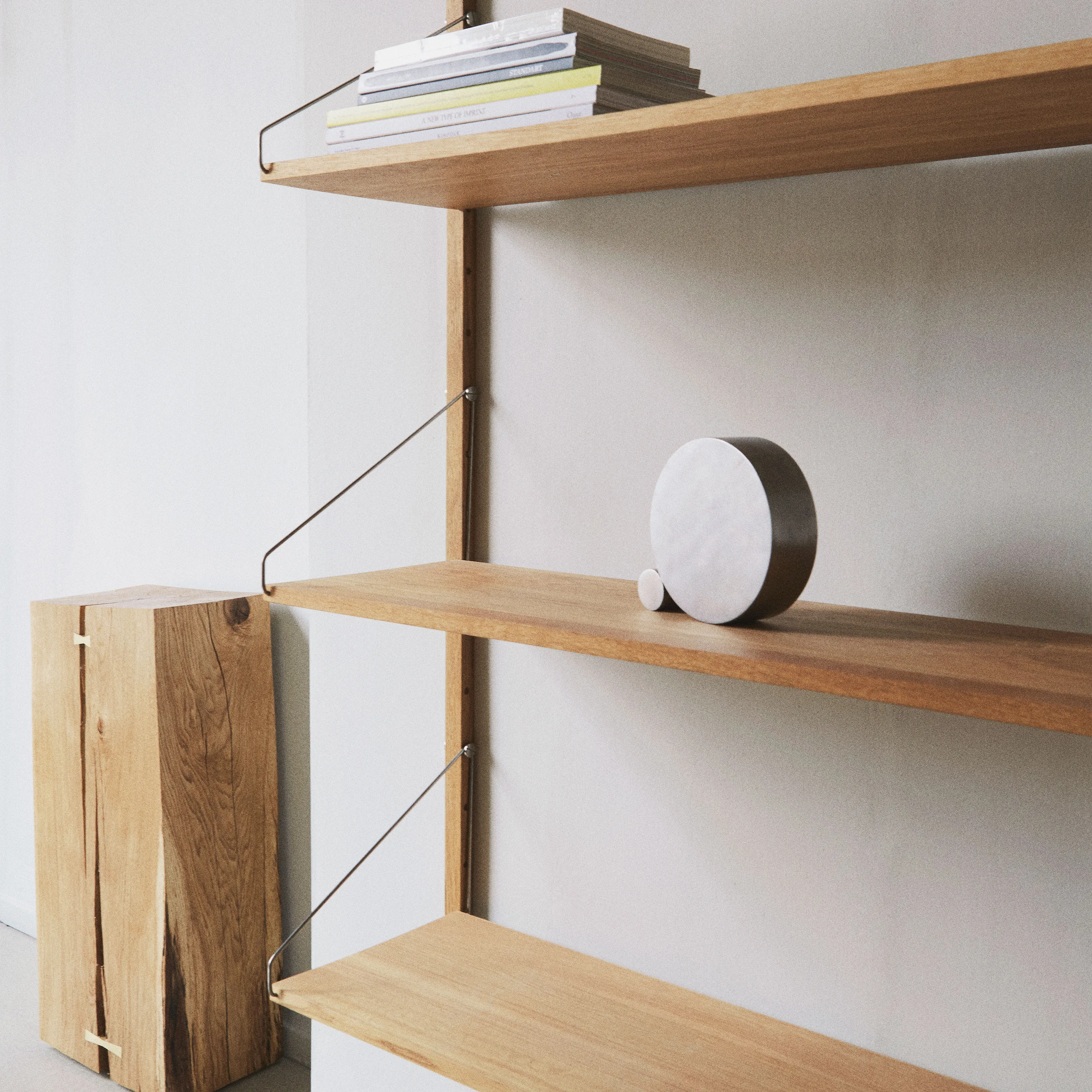 Shelf Library Double Section -hyllyjärjestelmä 185/80 - 3