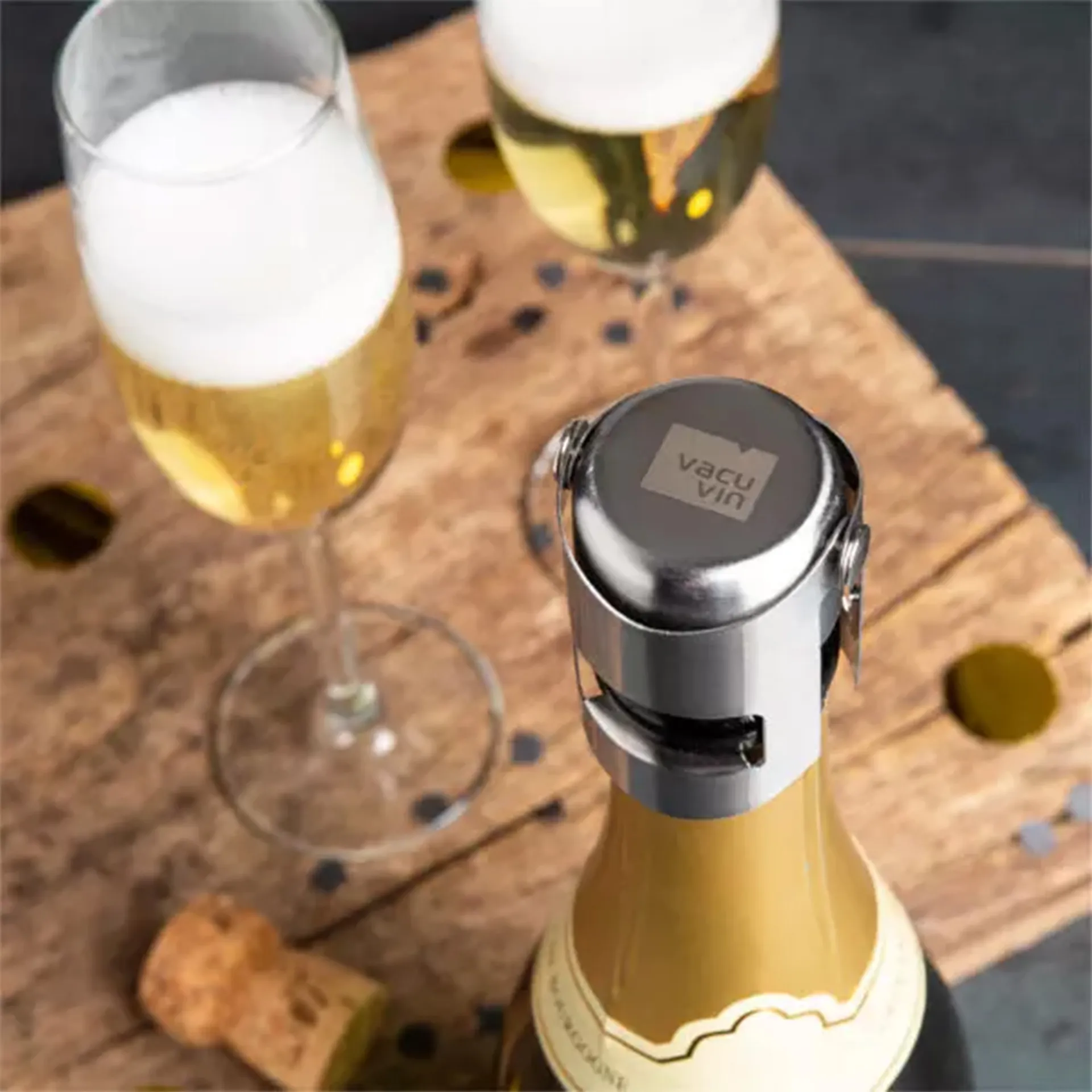 Champagne Stopper Stainless Steel - Vacu vin - NO GA