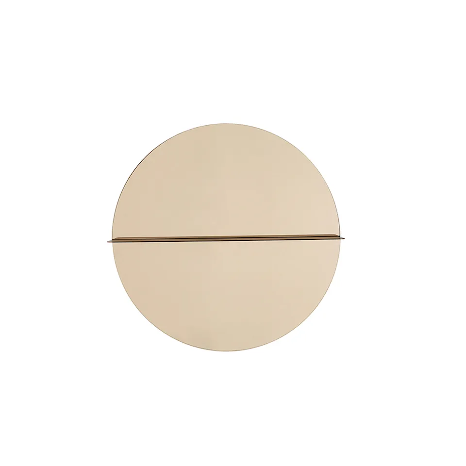 Otto Mirror Ø60 Bronze/ Bronze