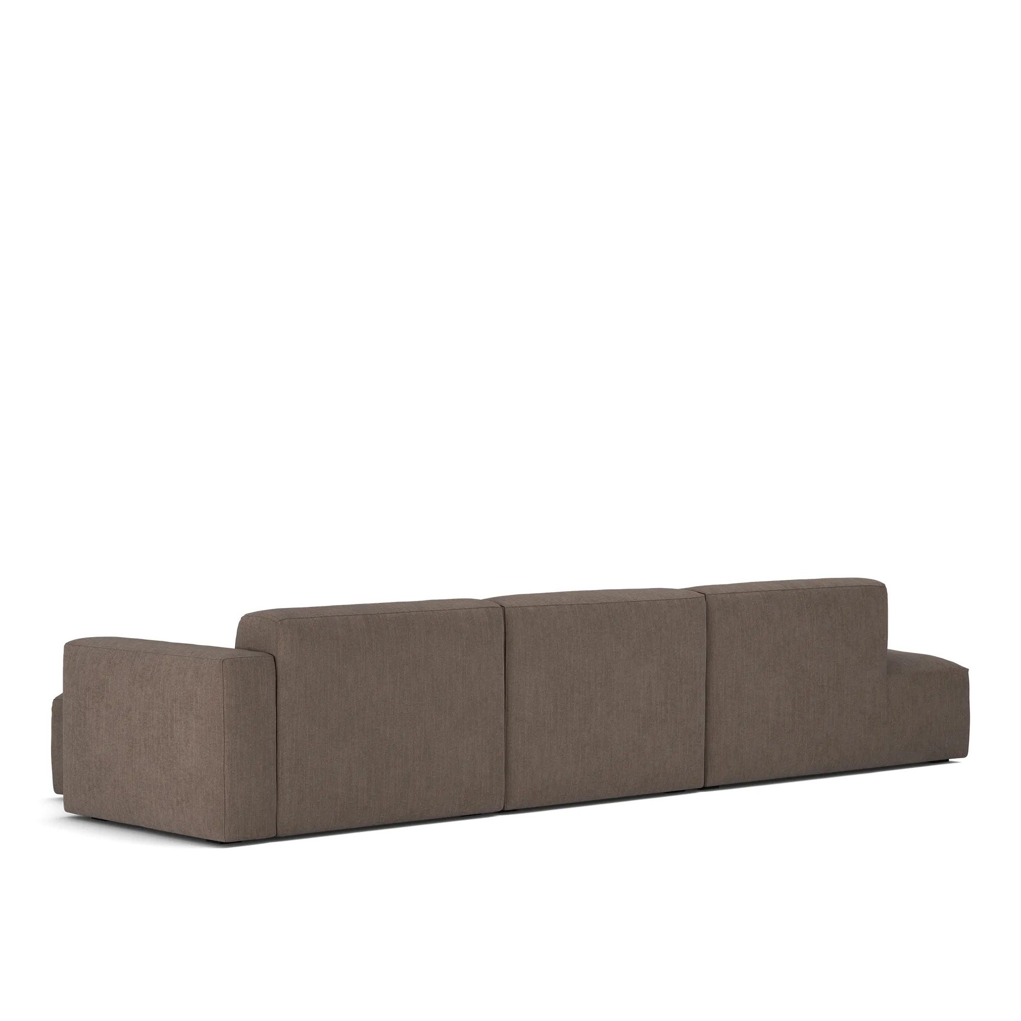Brick 3-Seater Chaise Lounge Open End Left - 7
