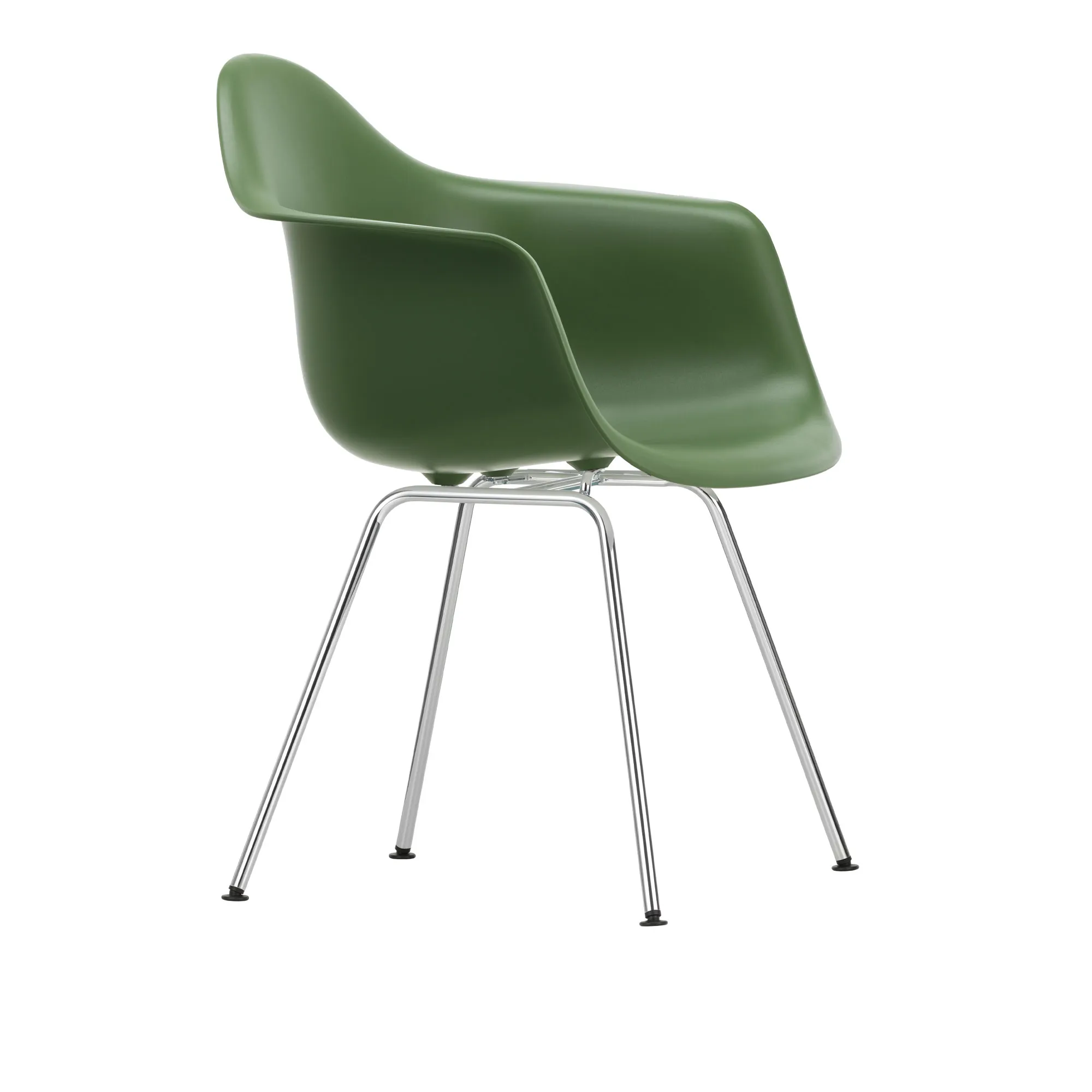 Eames RE Plastic Armchair DAX eetkamerstoel Chrome - 1