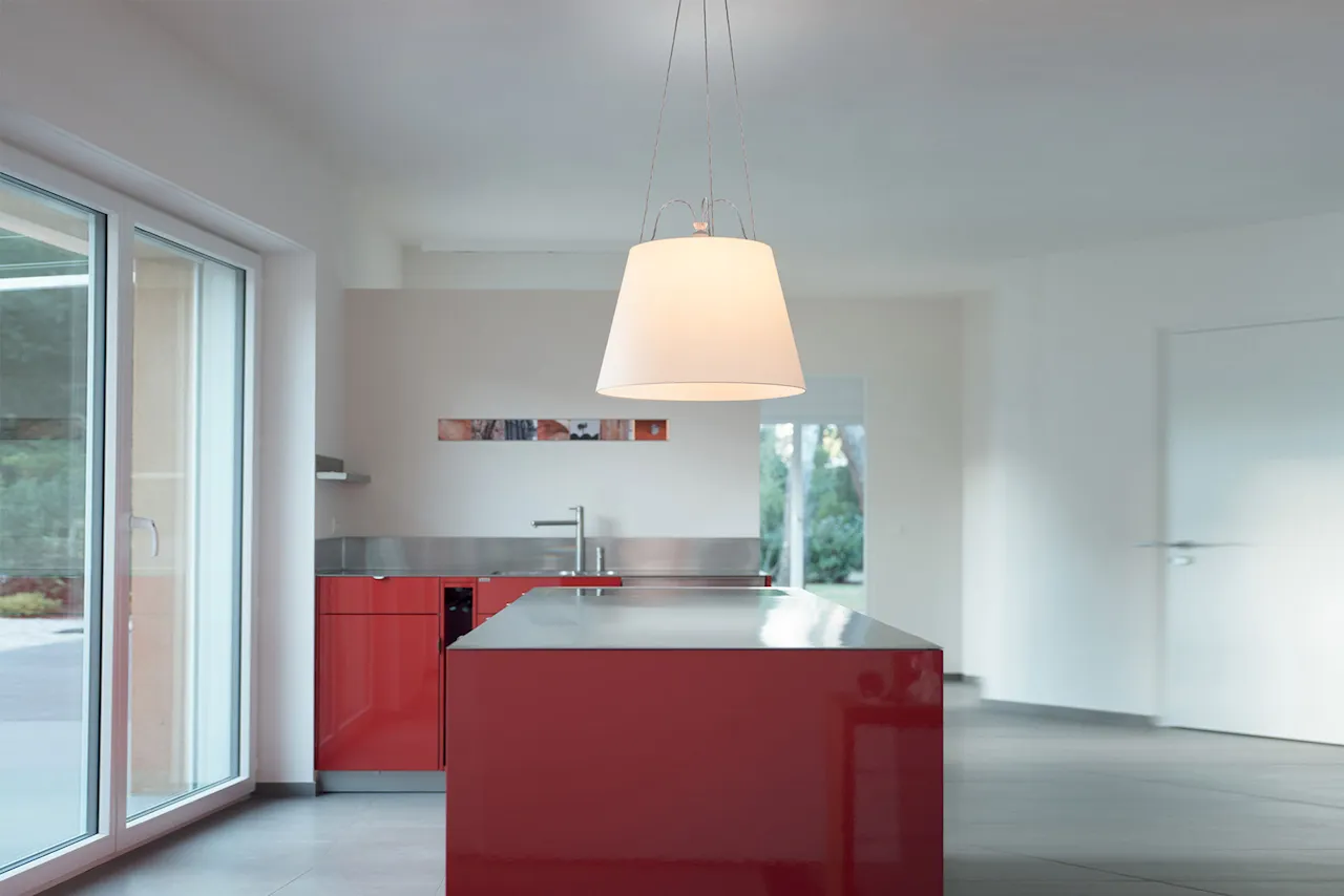 Tolomeo Mega Pendant - Aluminium