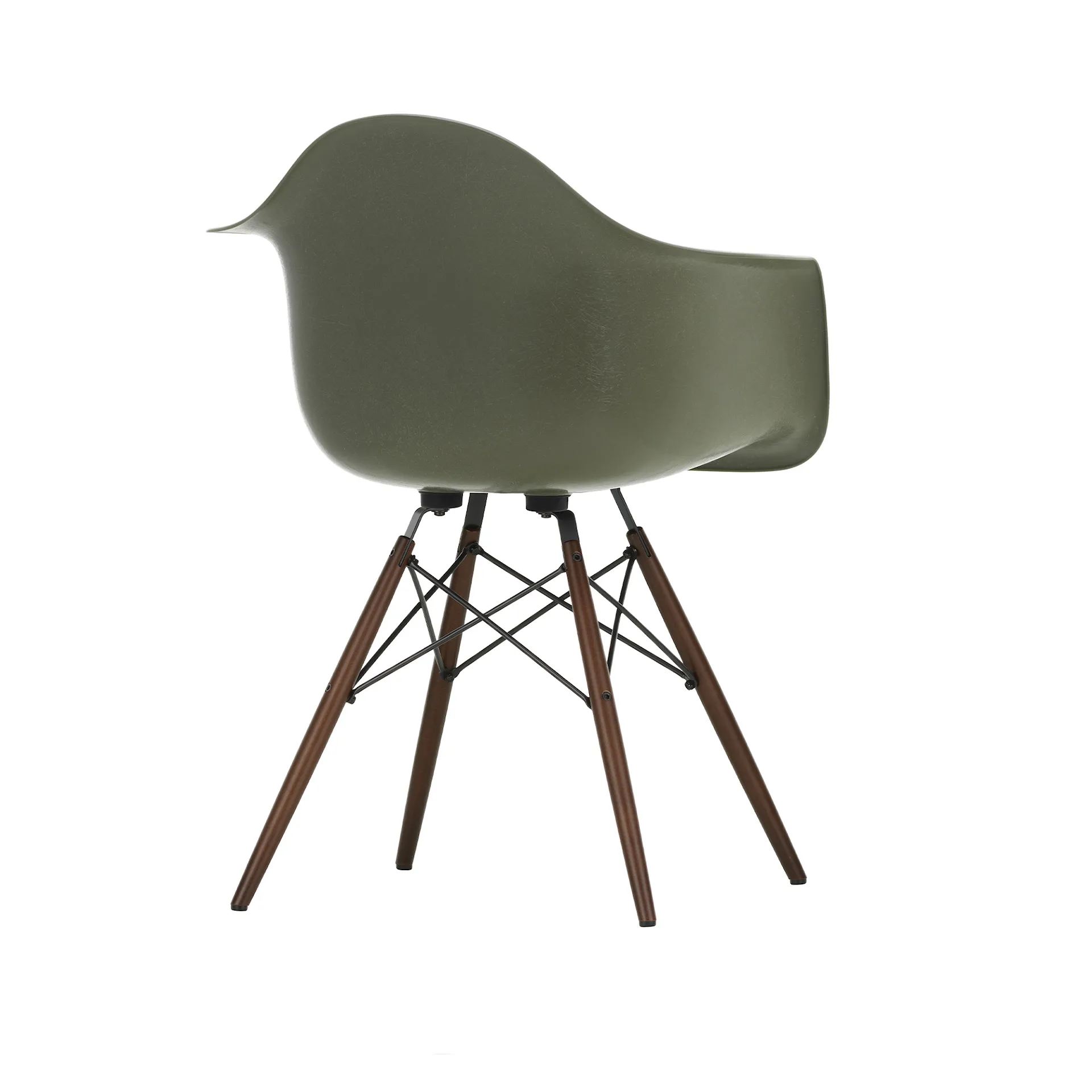 Eames Fiberglass Armchair DAW Black Maple - Vitra - Charles & Ray Eames - NO GA