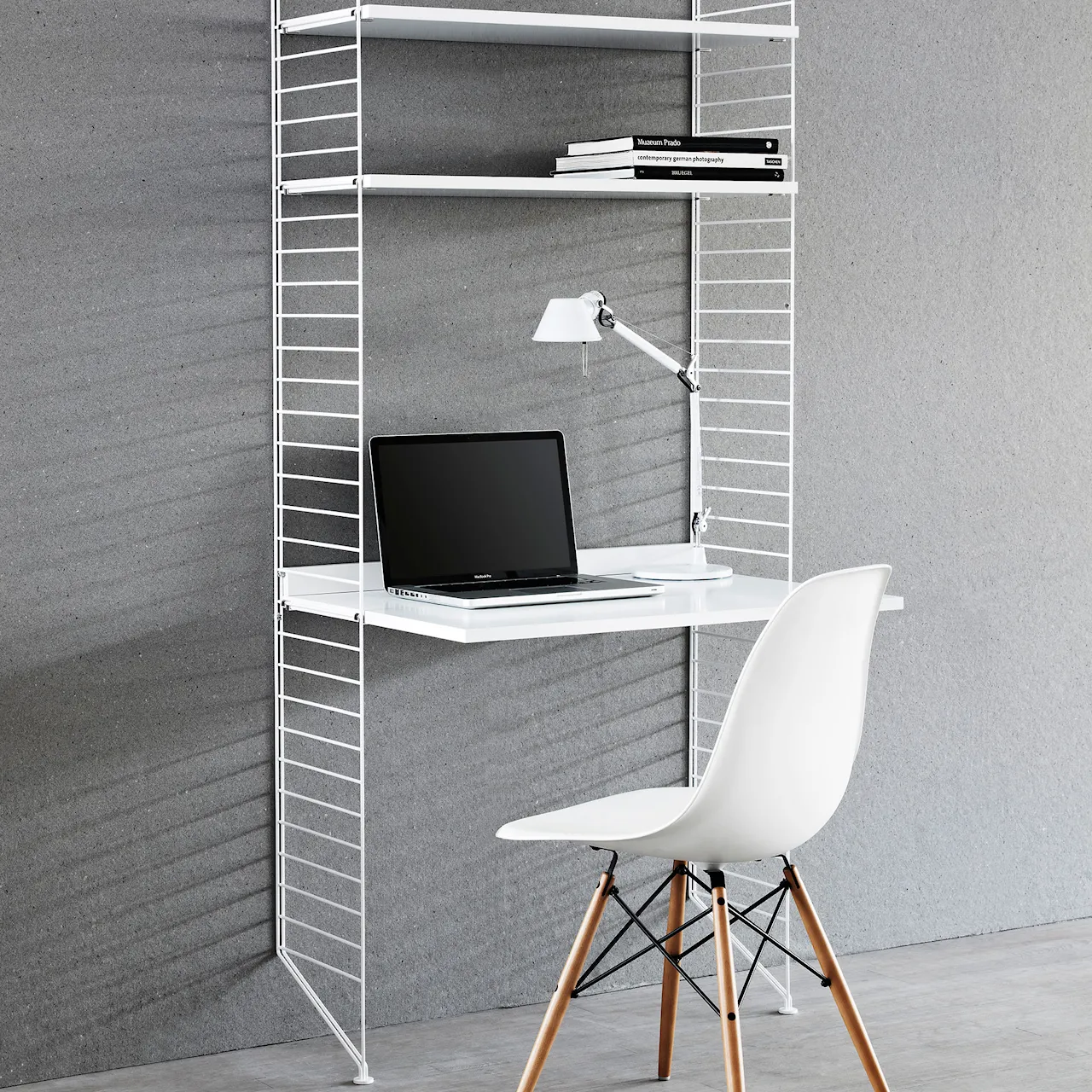 Work desk 78x58cm grey