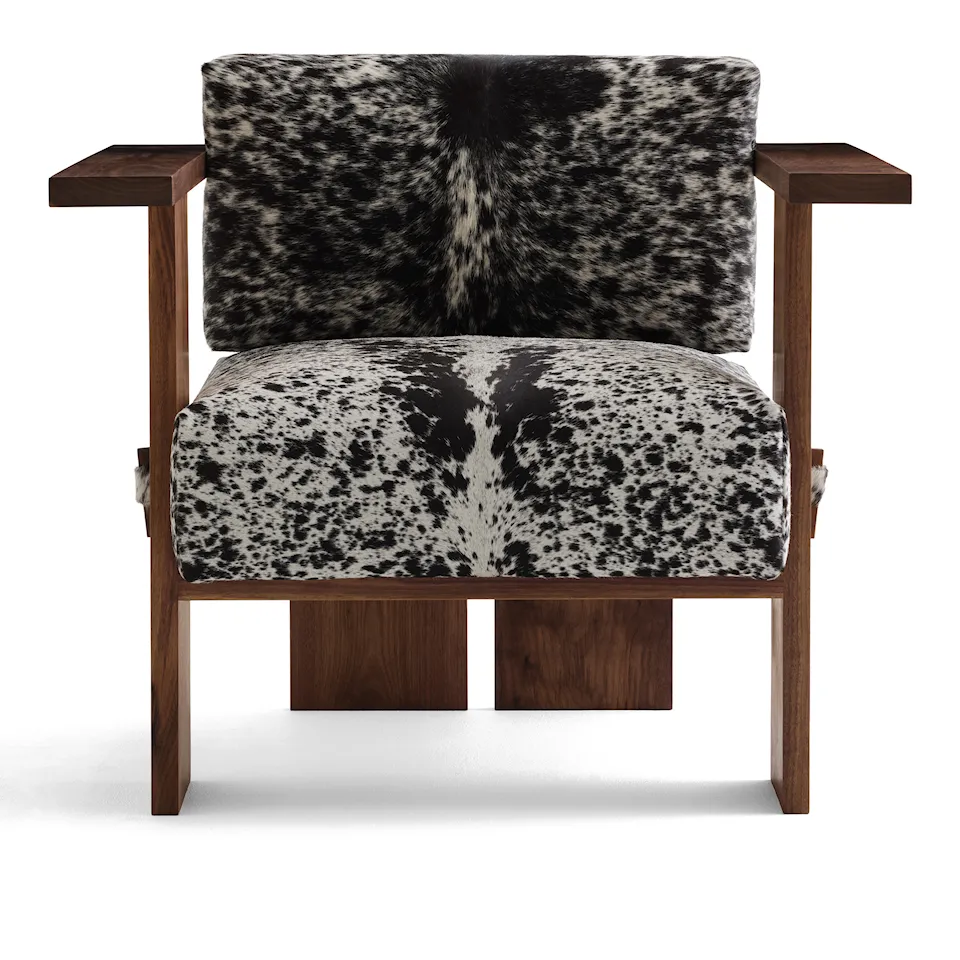Gaucho Walnut/Salt & Pepper Armchair