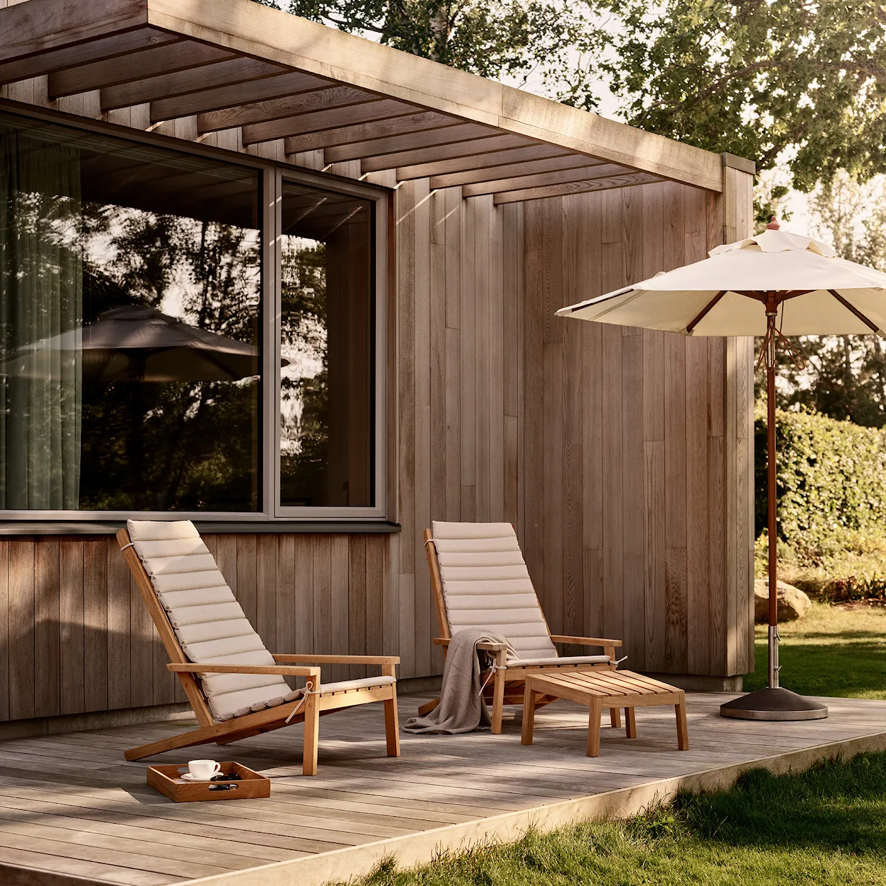 Messina parasol 300x300 cm off-white