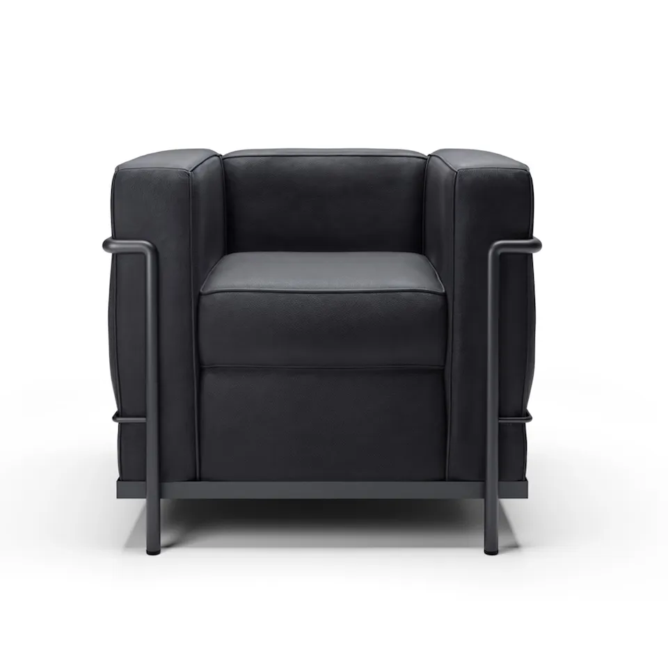 LC2 Armchair All Black Edition