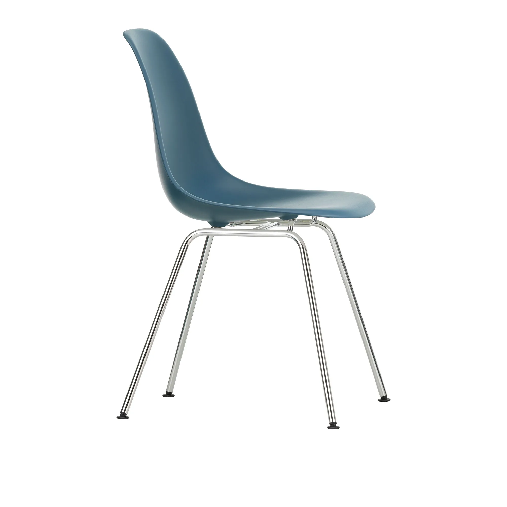 Eames RE Plastic Chair DSX stoel Chrome - 1