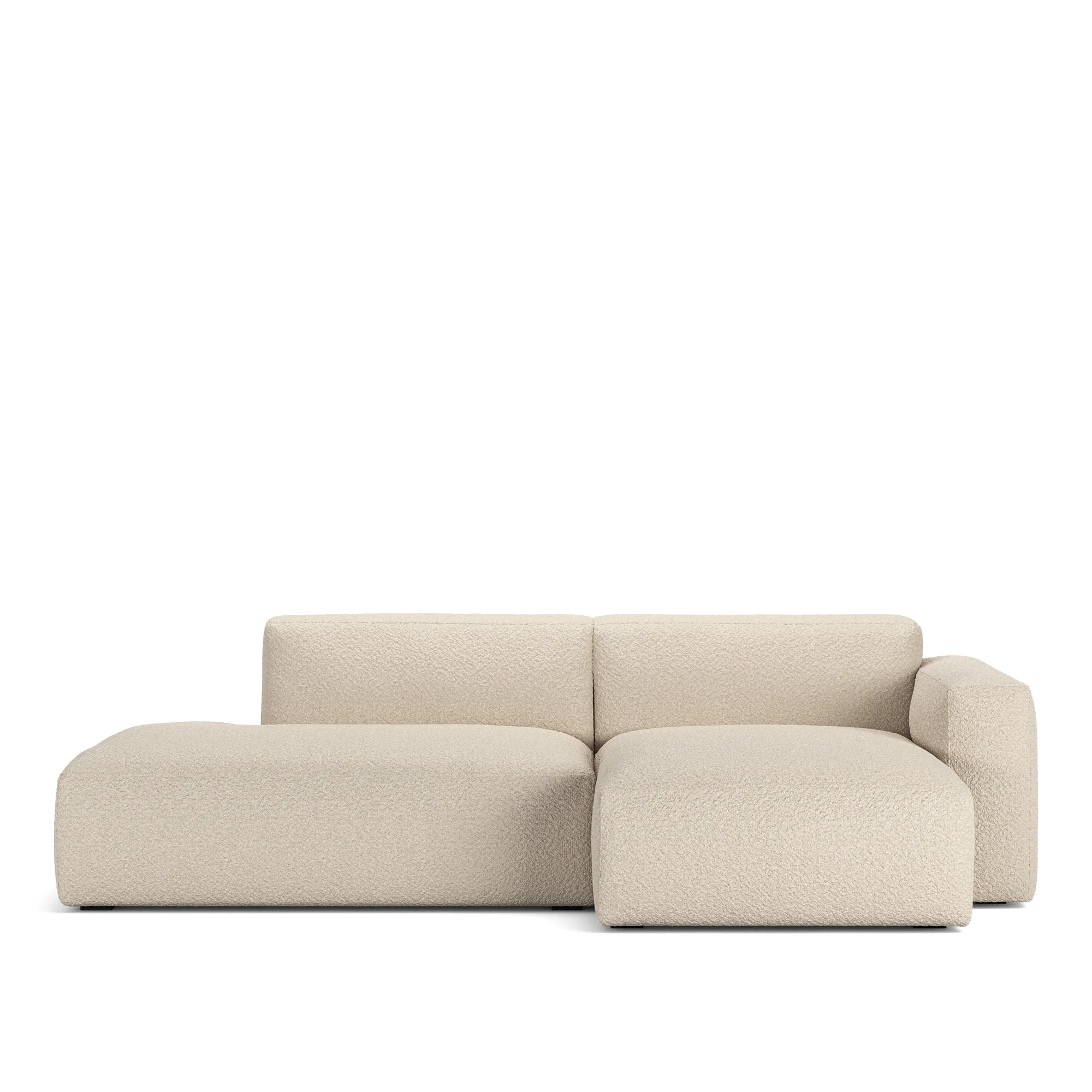 Brick 2-Seater Chaise Lounge Open End Left - 1