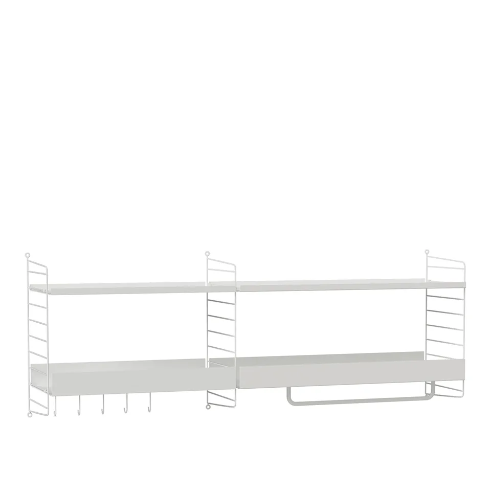 Hall Hyllsystem J Vit / Vit