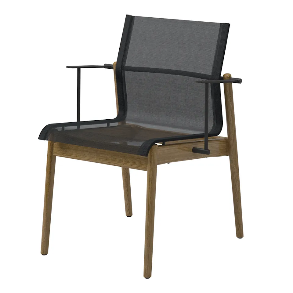 Sway Teak Stacking Armchair