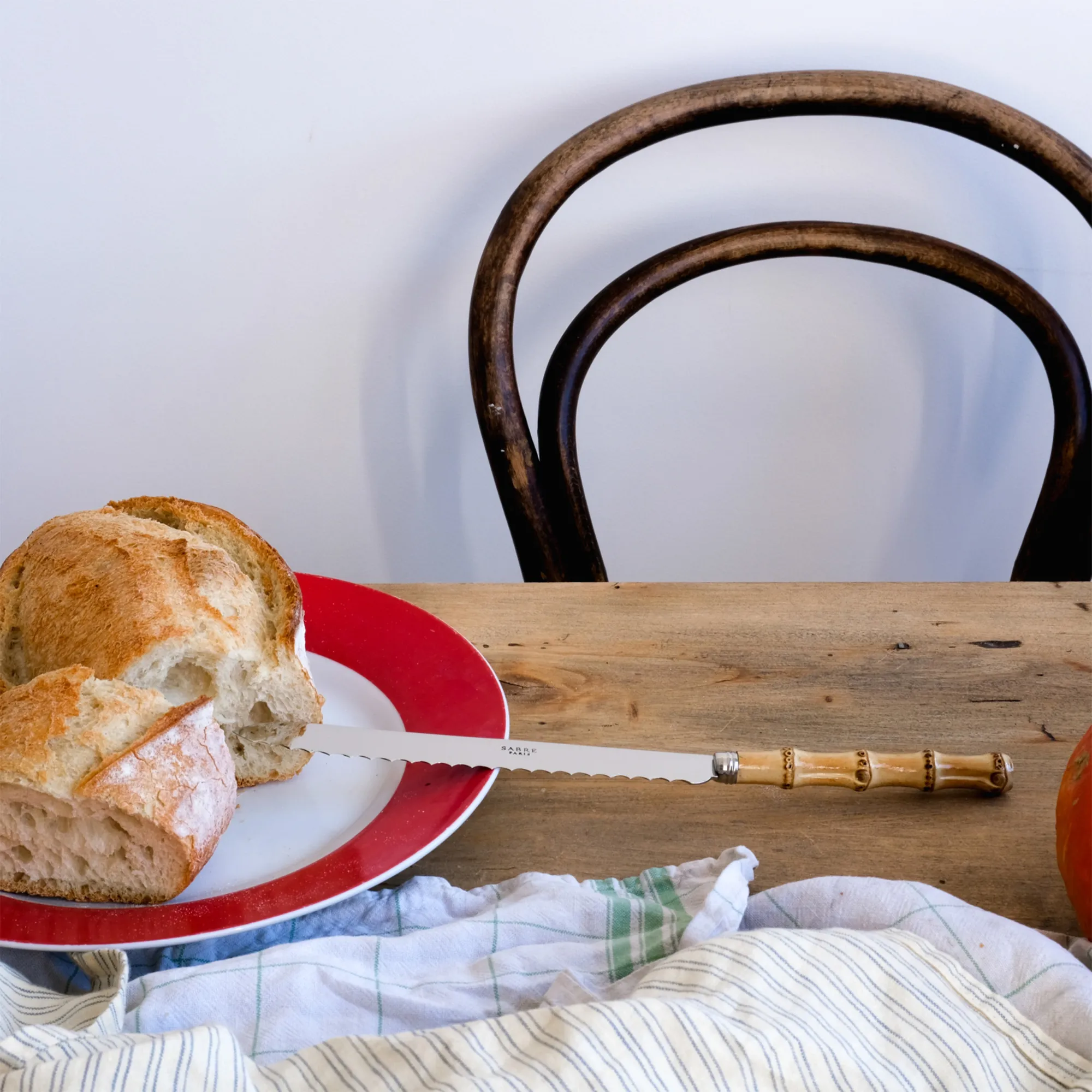 Panda Light Bamboo Bread Knife - 2