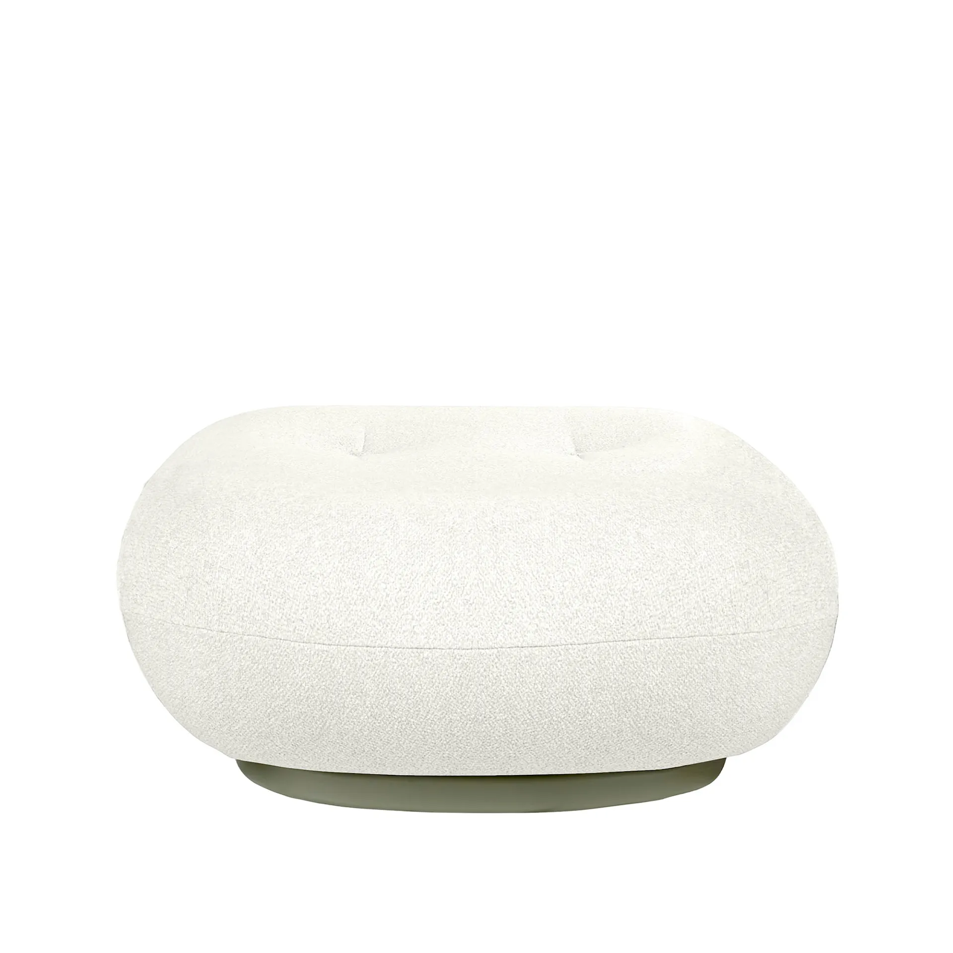 Pacha Outdoor Ottoman - Fully Upholstered, Swivel - Gubi - Pierre Paulin - NO GA