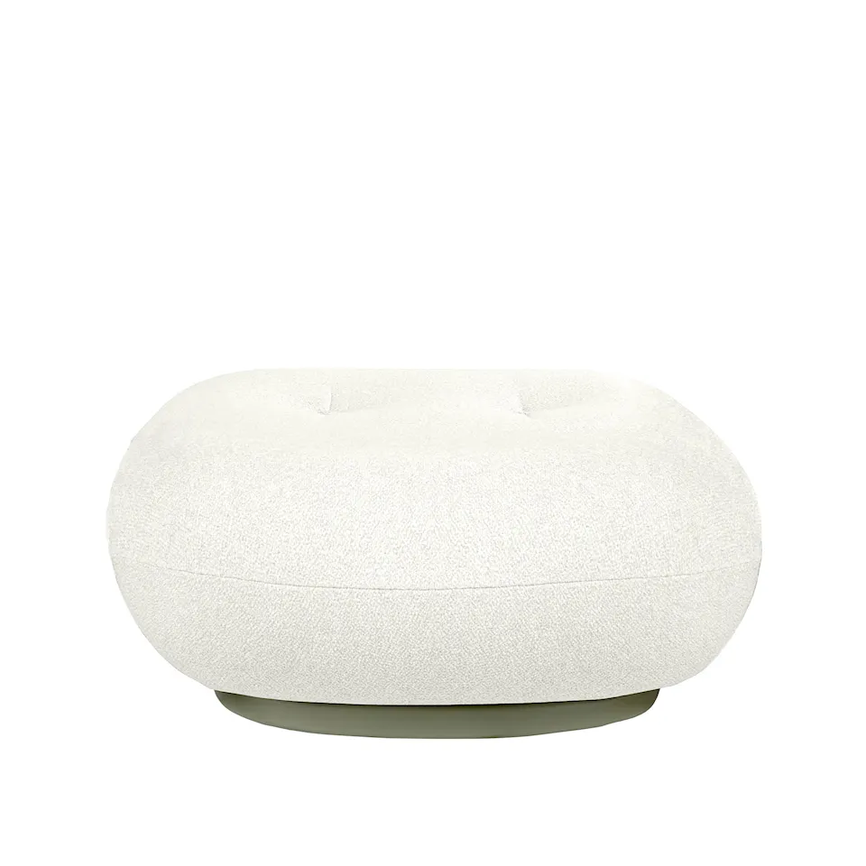 Pacha Outdoor Ottoman - Fully Upholstered, Swivel