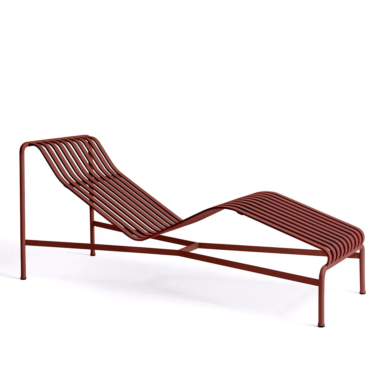 Palissade Chaise Lounge , Hot Galvanised