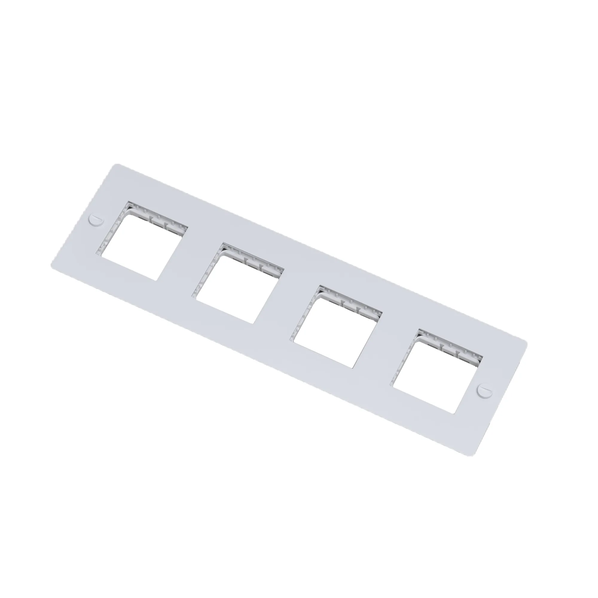 4G Wall Plate Horizontal No Infills - 1