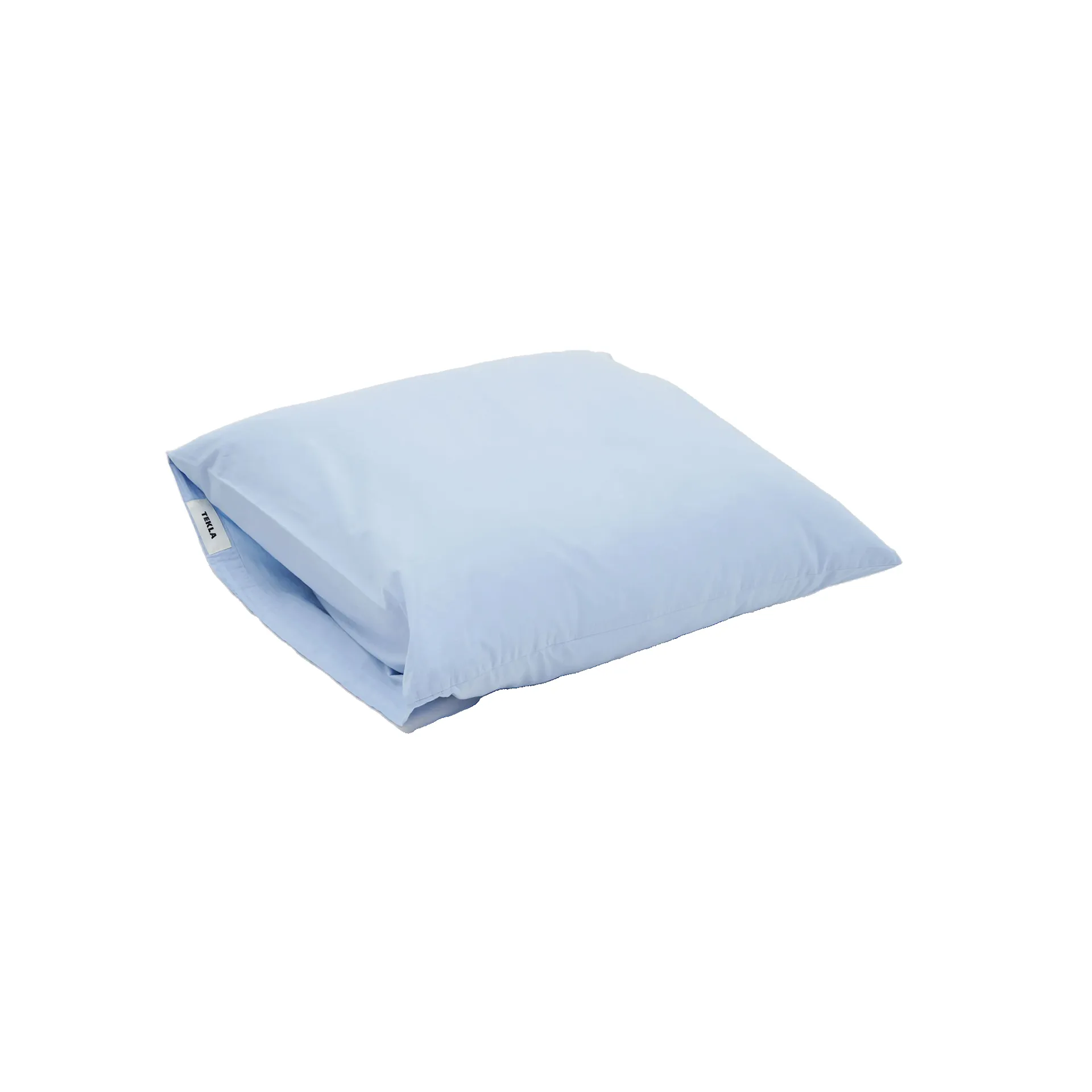 Percale Pillow Case Morning Blue - TEKLA - NO GA