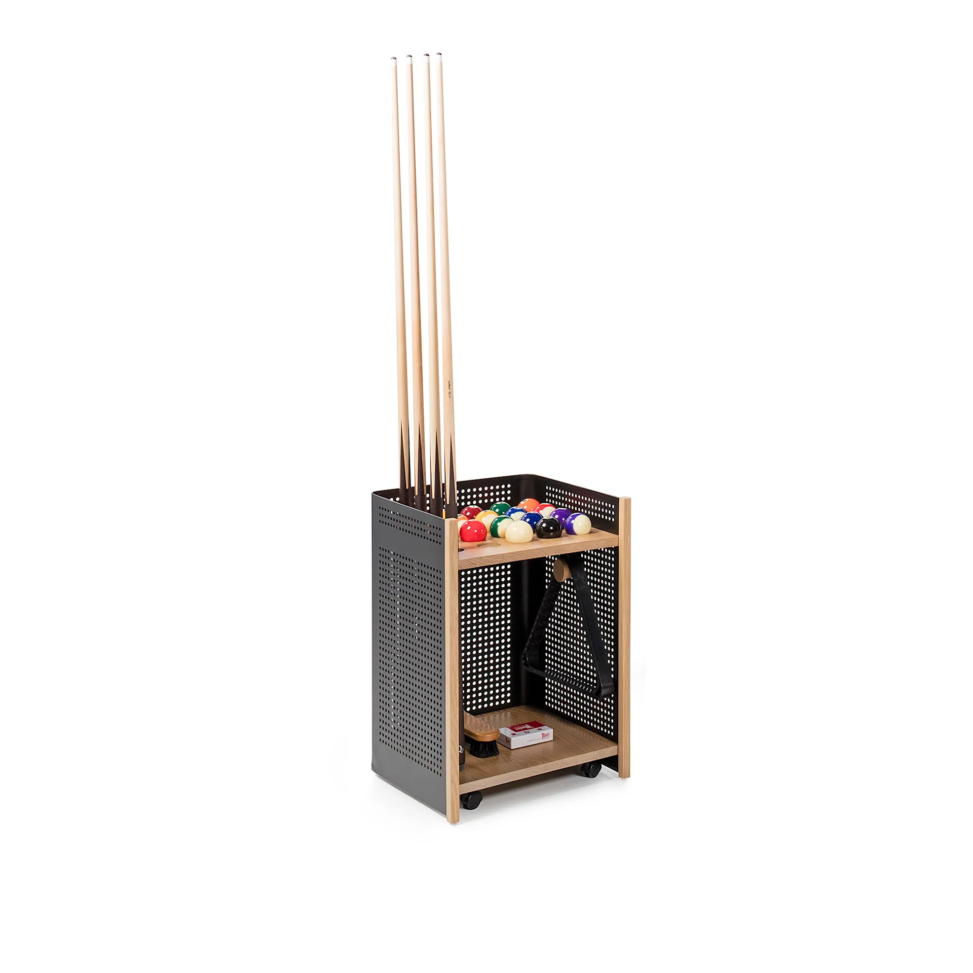 Mou Indoor Floor Cue Rack Oak - RS Barcelona - NO GA