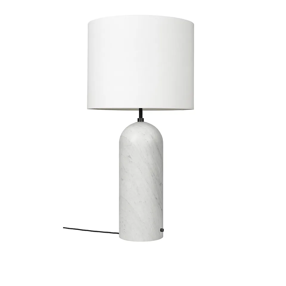 Gravity Floor Lamp XL Low White Marble