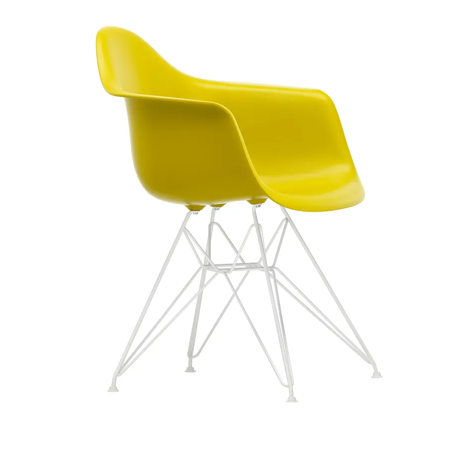 Eames RE Plastic Armchair DAR eetkamerstoel White