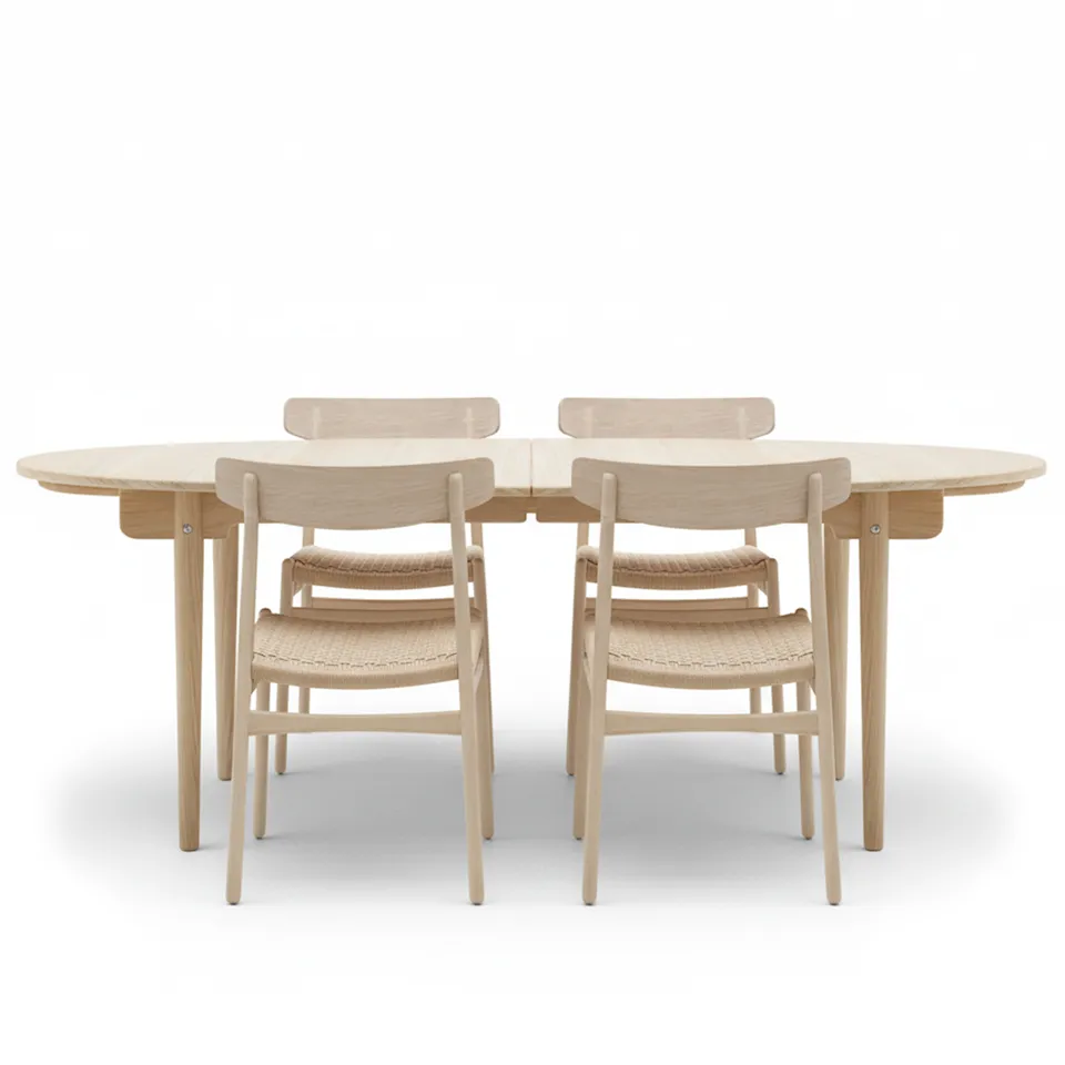 CH338 dining table & CH23 dining chair 4 pcs