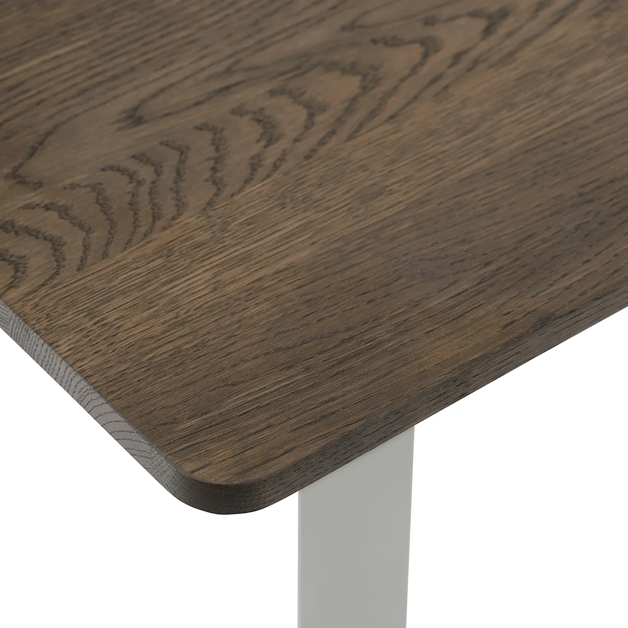 70/70 Table Dining table 170 x  85 cm, Smoked solid oak/Sand