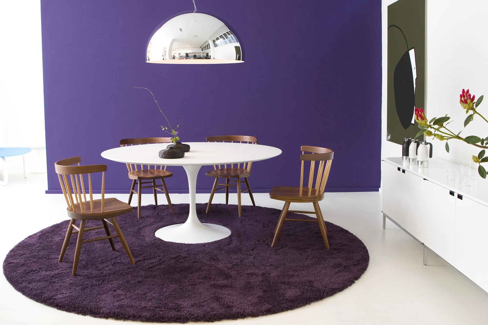 Saarinen Round Dining Table Ø 120 cm White - 2