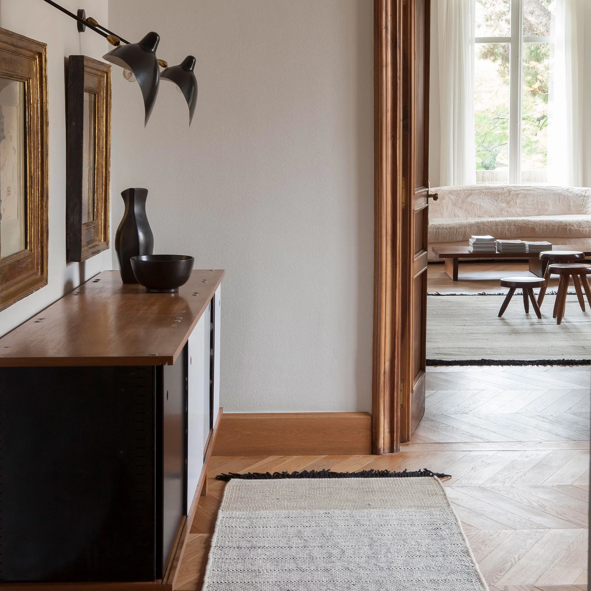Tres Stripes Black Rug - 4