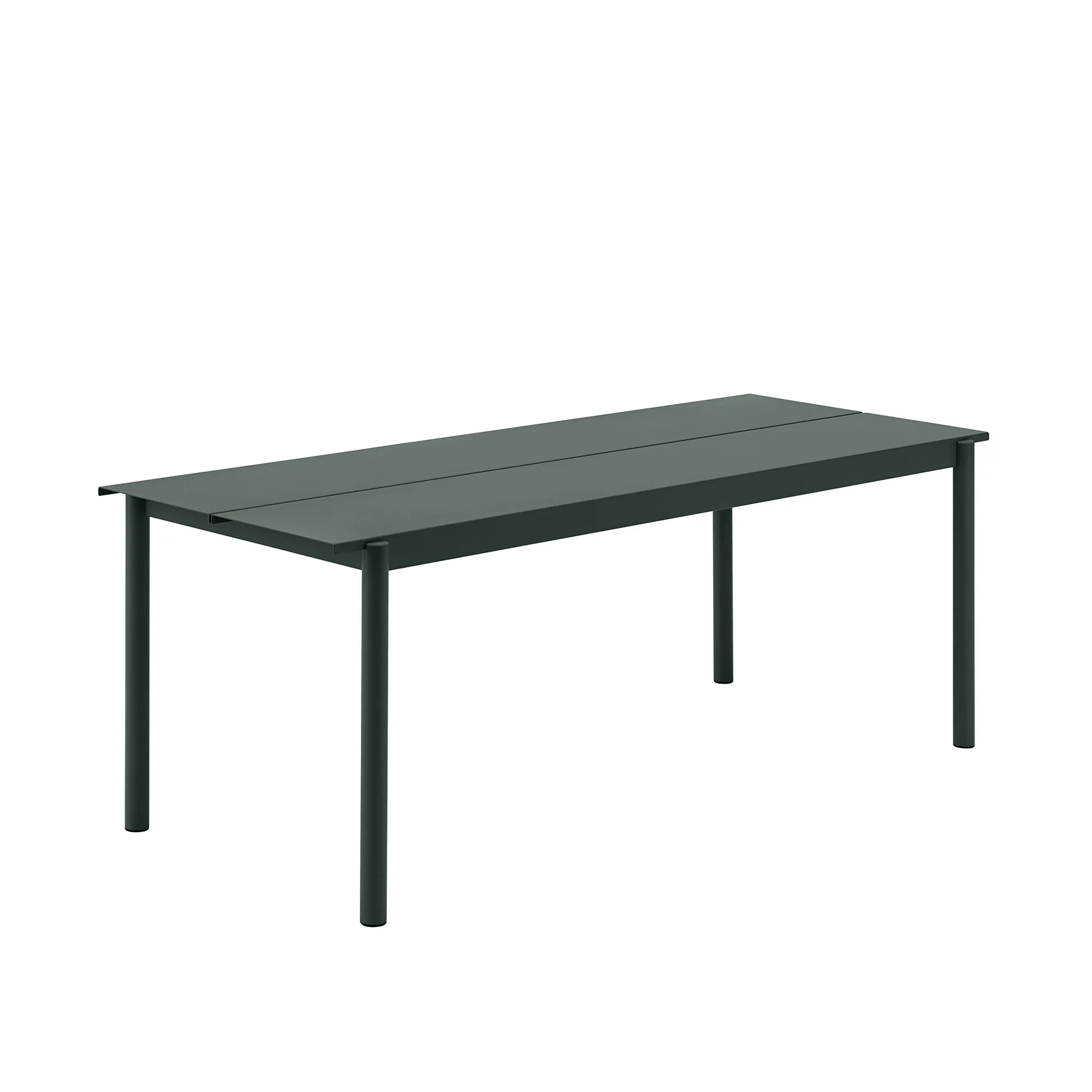 Linear Steel Outdoor Dining Table 200 cm - 1