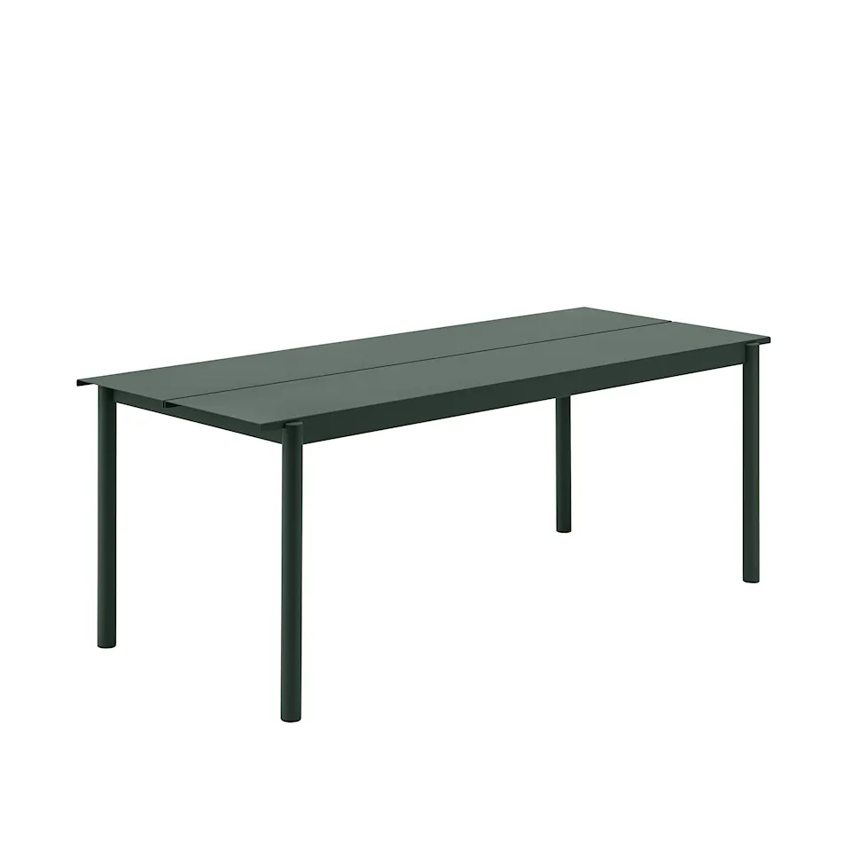 Linear Steel Outdoor Dining Table 200 cm