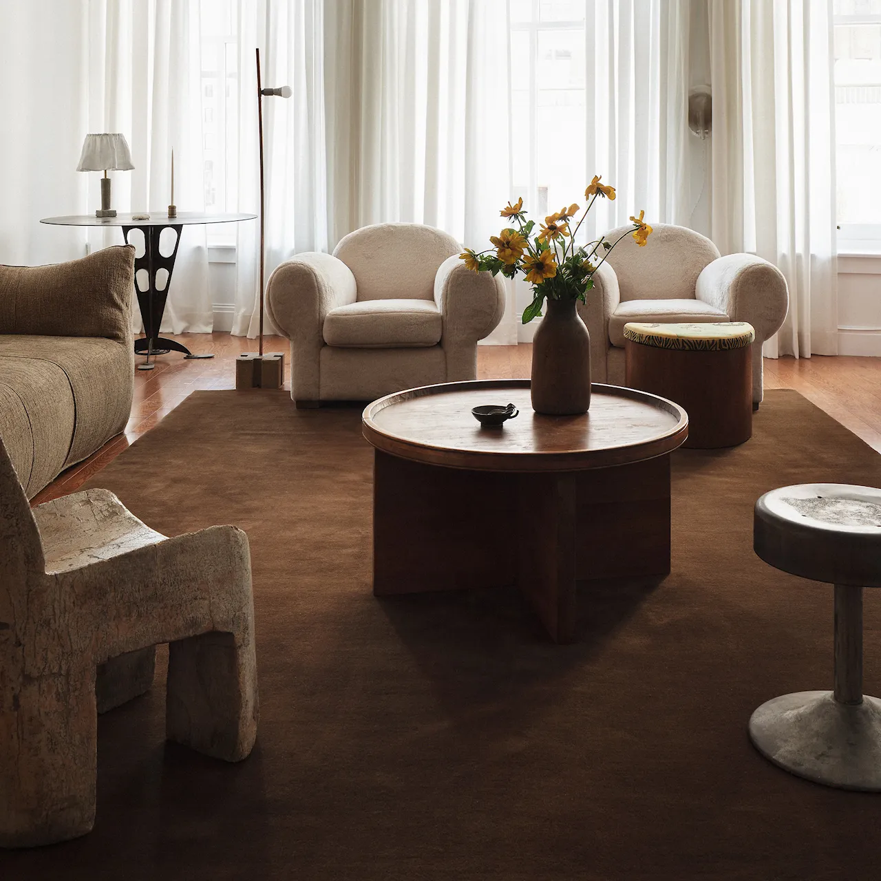 Grand Walnut Wool Rug