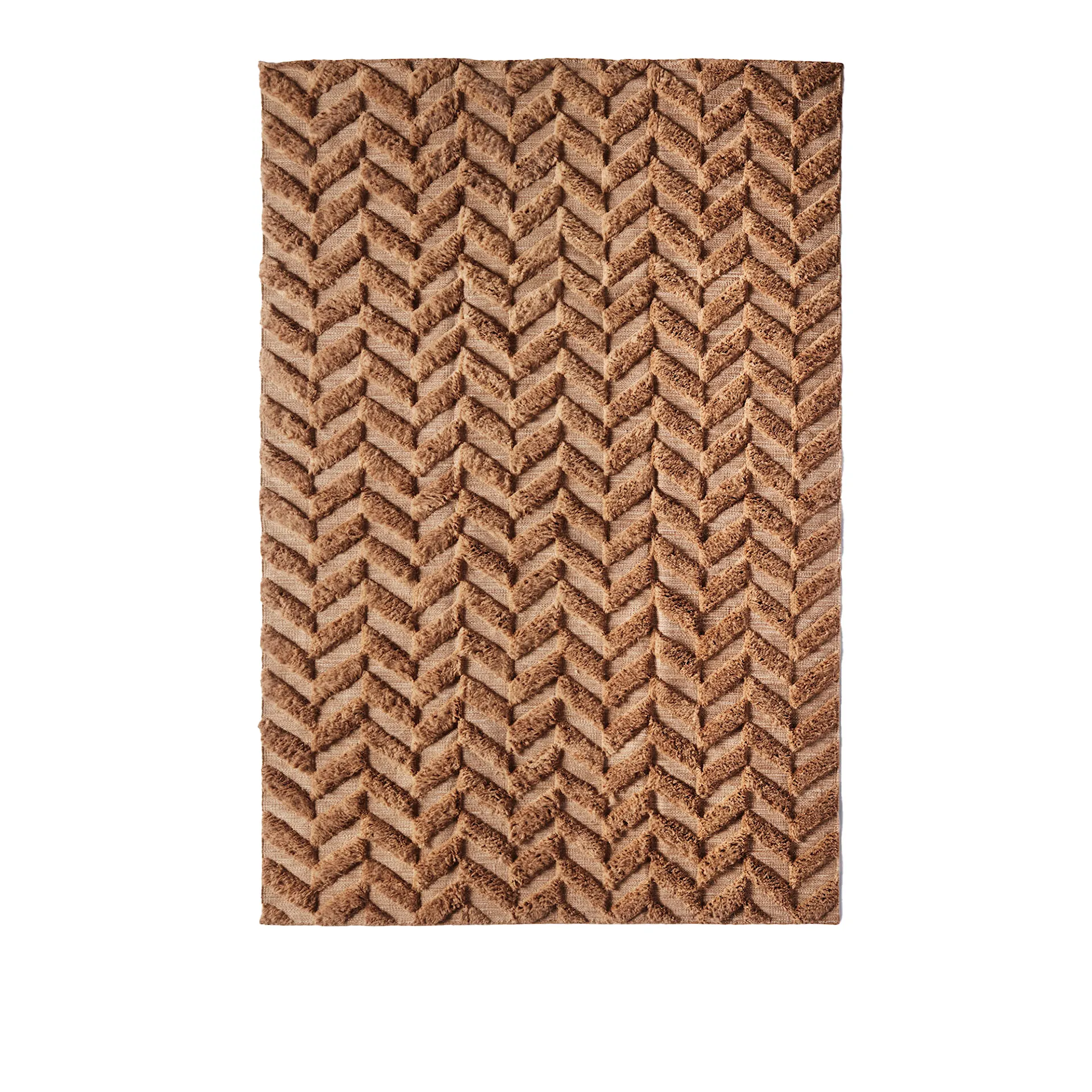 Herringbone Brown Rug - Dusty Deco - NO GA