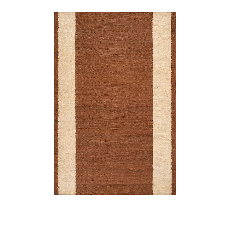 Jute Stripes Red matto