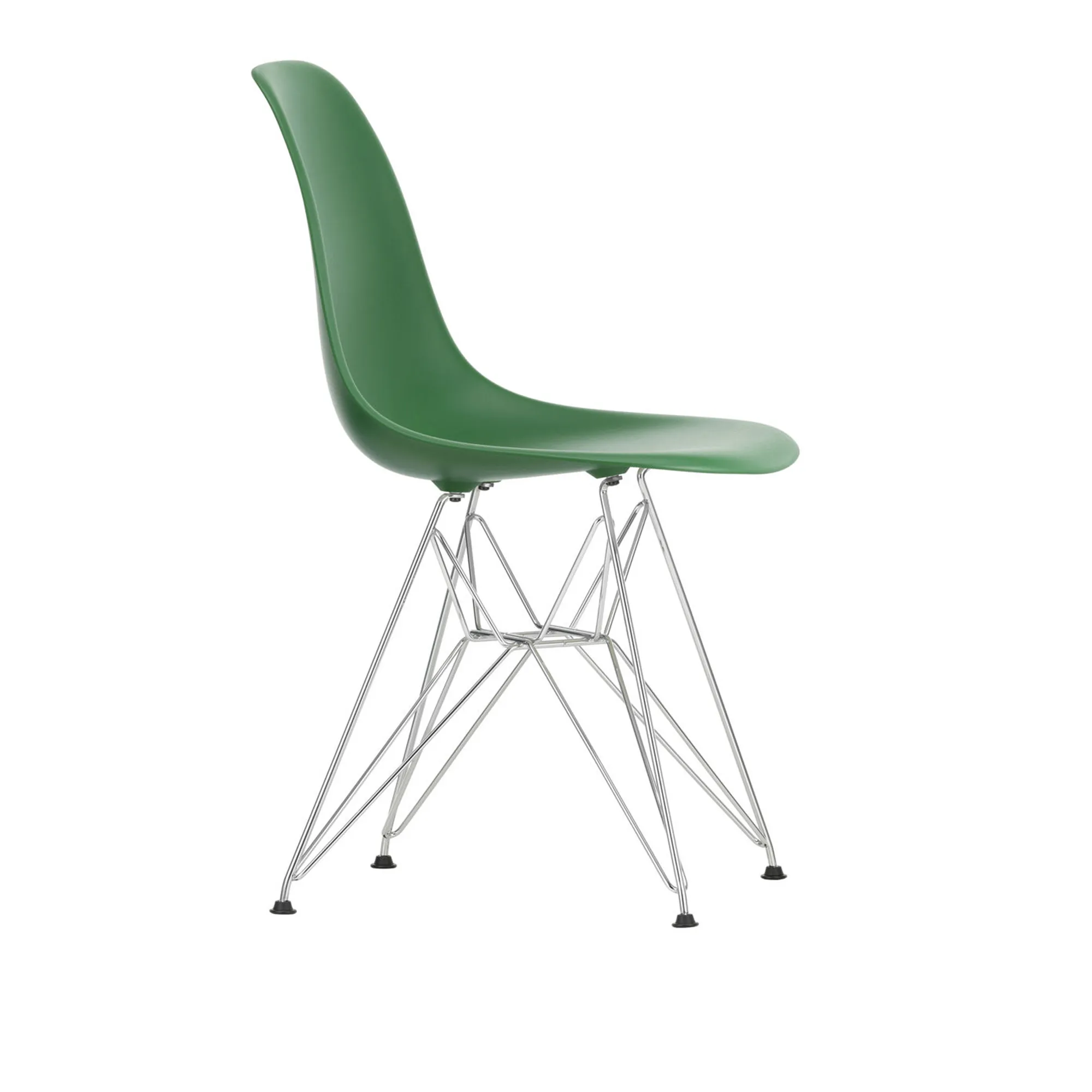 Eames RE Plastic Chair DSR Chrome - 1