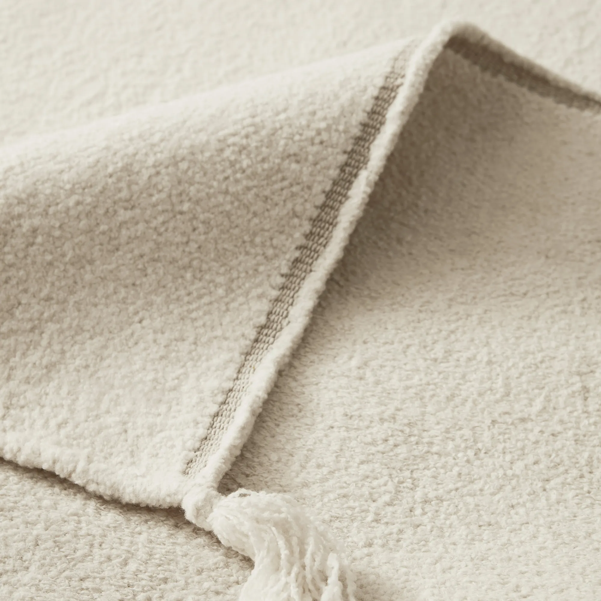 Merino Natural White Wool Rug - 4