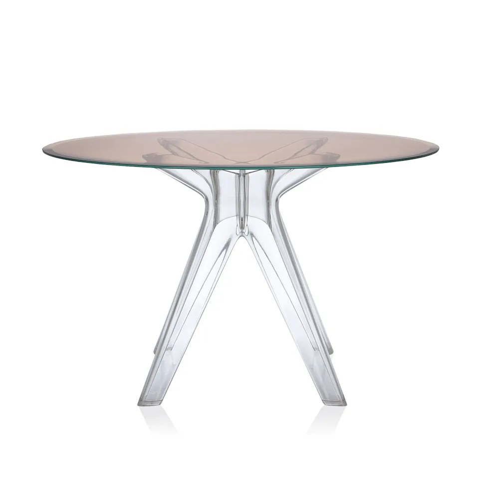 Sir Gio Table 3275 Ø120, Transparent, Pink