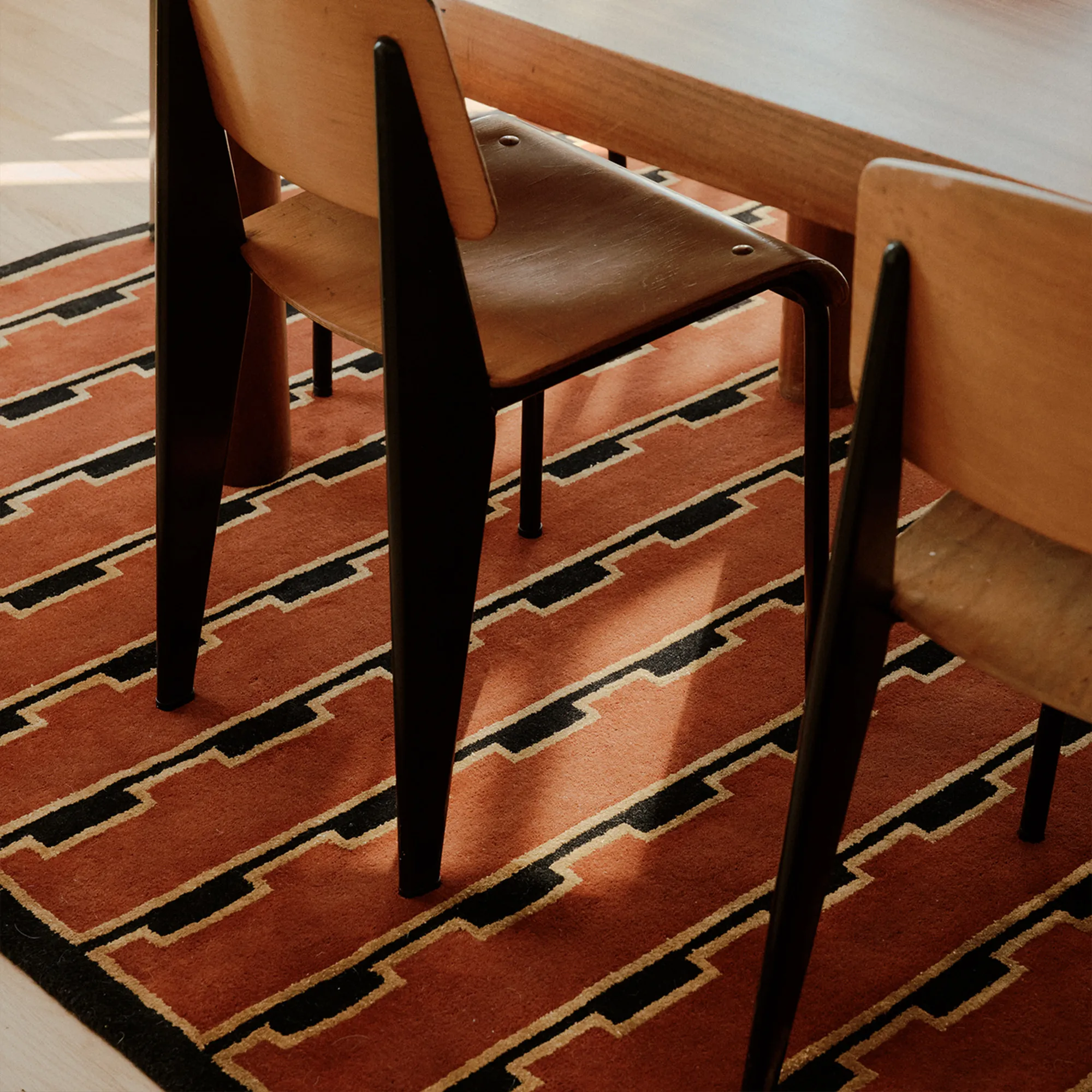 Gild 02 Red Wool Rug